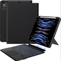 Vaku Luxos NORVIK Magnetic Bluetooth Keyboard Case for iPad 11th inch (A16)/10.9 10th Generation with Flip Cover 360° Protection Backlit Keys &
