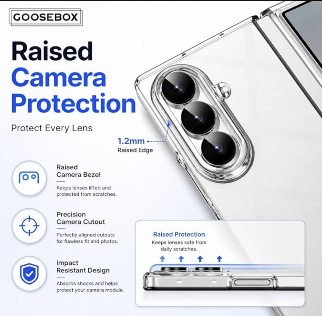 Samsung Galaxy Z Fold 8 Ultra 5G  Anti-Yellow Crystal Clear Case