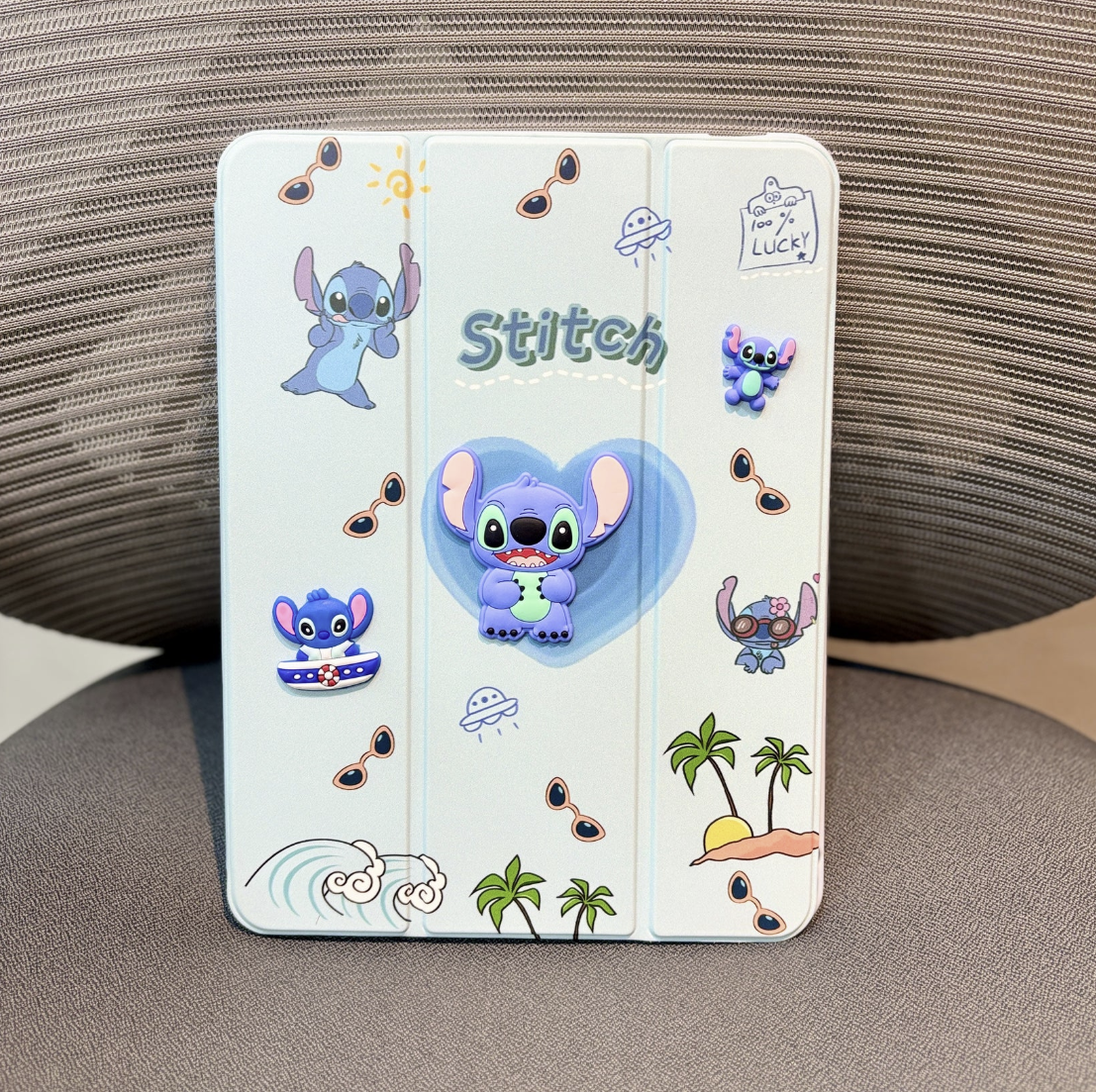 Cartoon Printed iPad Case
