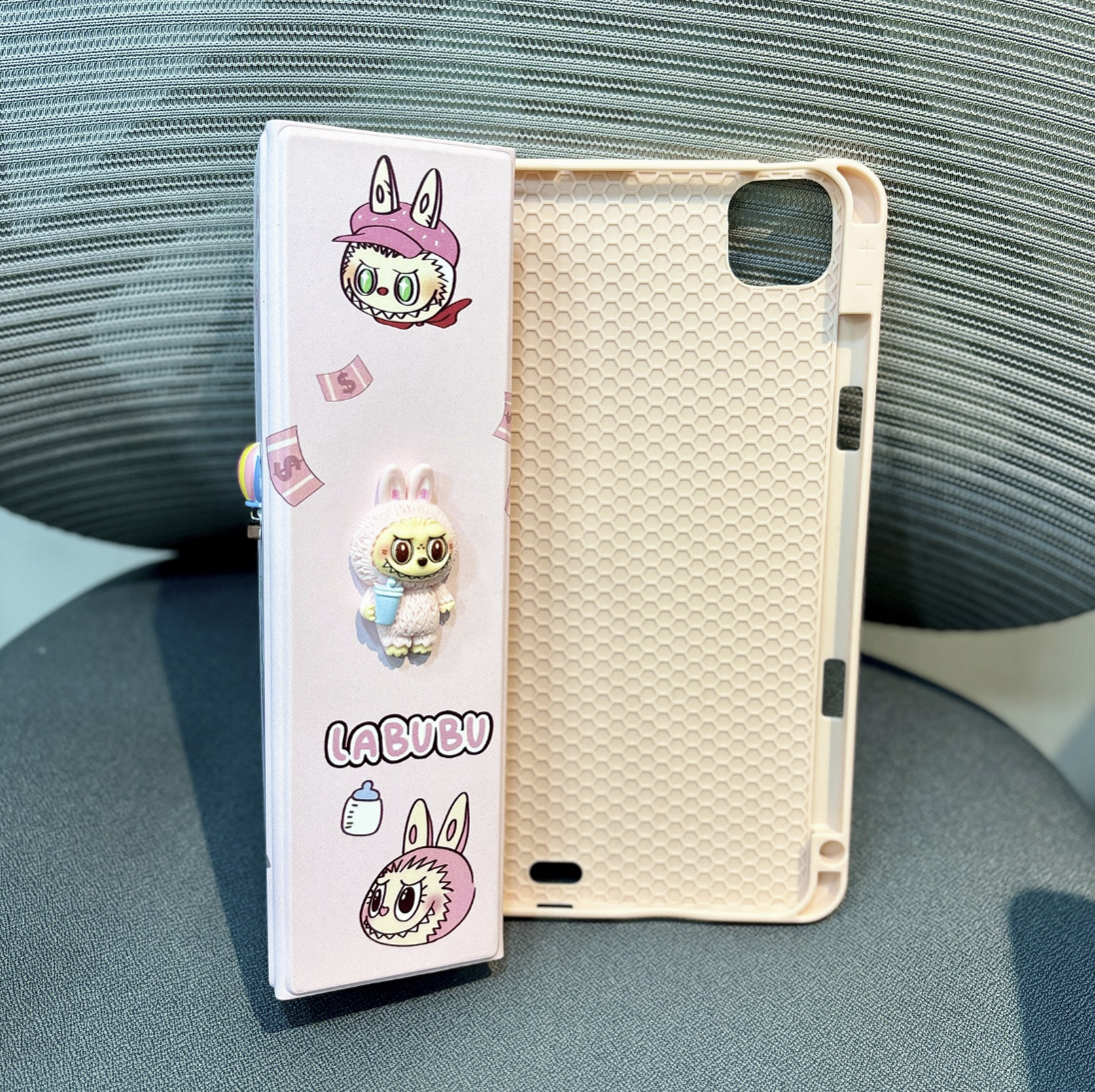 Labubu - 3D Cartoon Printed iPad Case