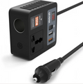 DR VAKU ® 5in1 VoltDrive Neo 200W Fast Charging Car Power Inverter 12V DC to 220V AC Socket Converter