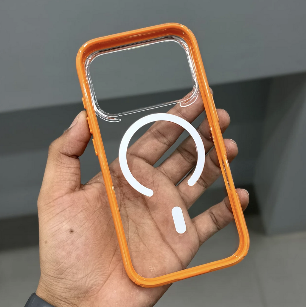 iPhone 17 Pro Case and 17 pro max  DYNAMYK RUG PLUS MAGSAFE CASE - ORANGE