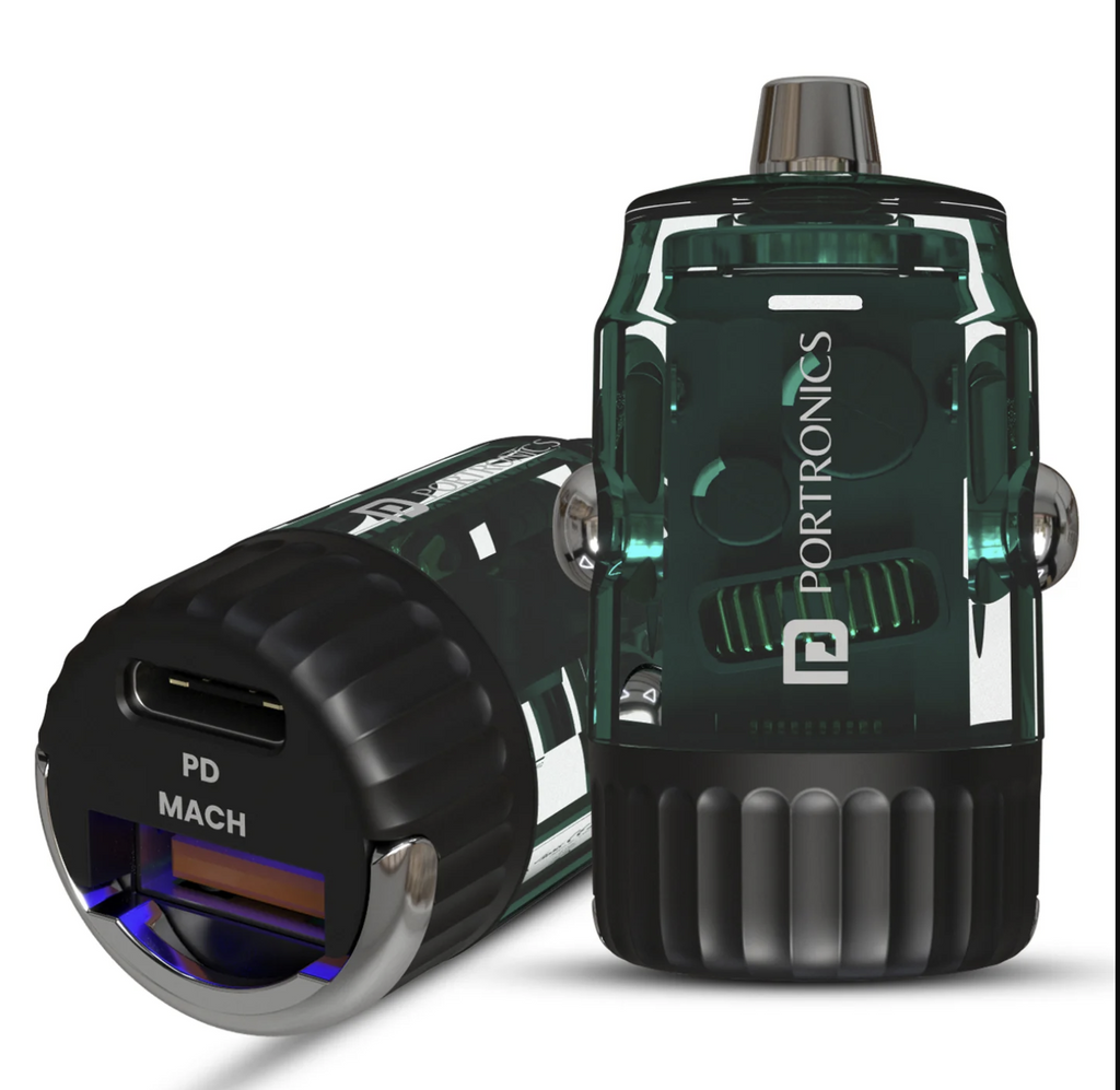 Car Power View 36W Type-C PD | 18W USB | Metal Pull Handle | Transparent Casing