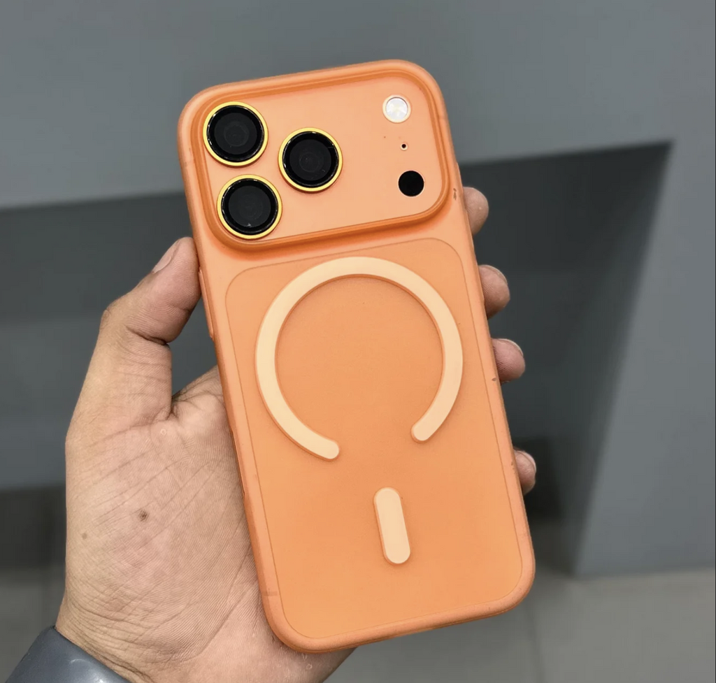 MMKIO AIR PAPER MAGSAFE CASE - ORANGE 17 PRO AND 17 PRO MAX