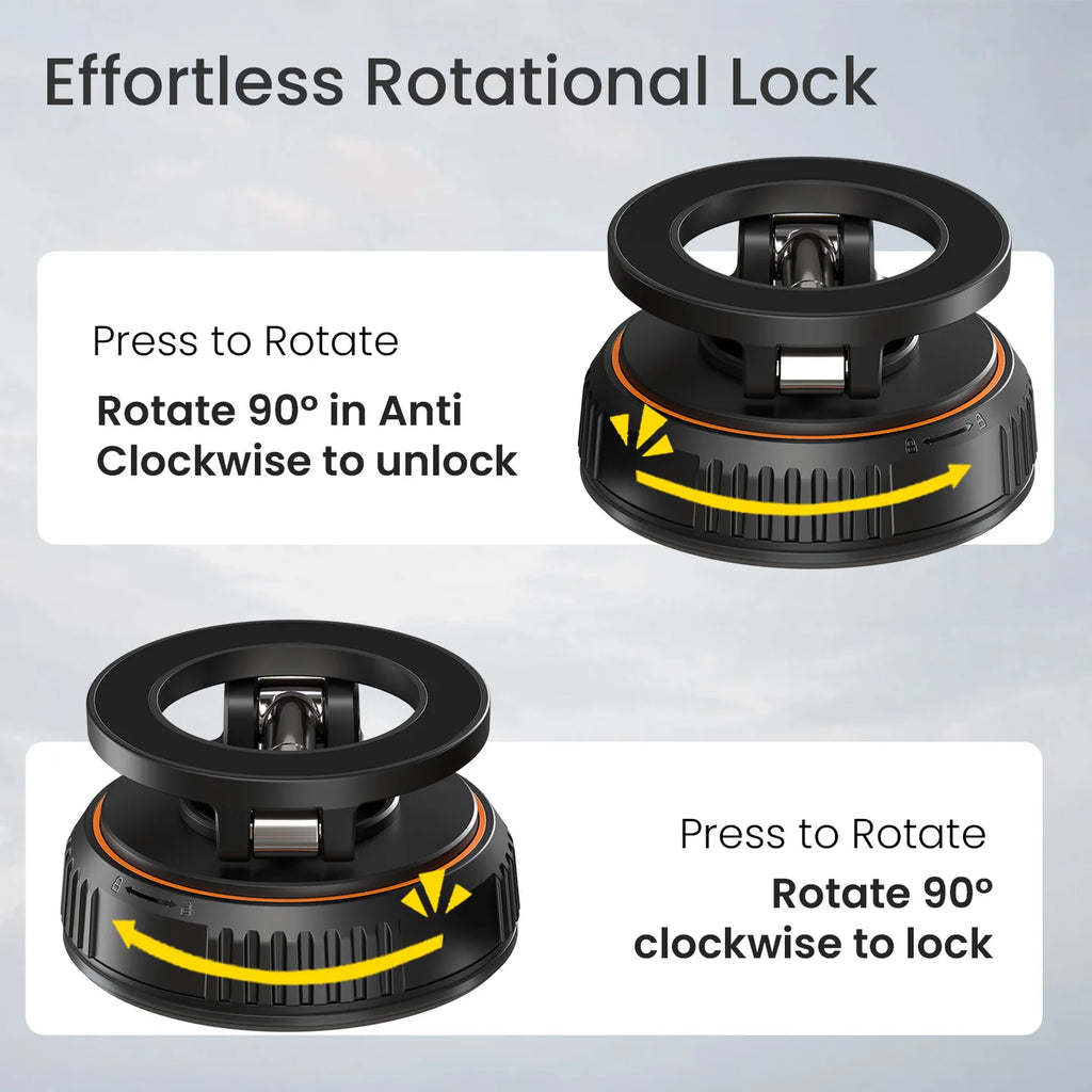 Hold Y 360° car mobile holder  Adjustable Viewing Angles| Foldable Design | Powerful Magnet| Universal Compatibility